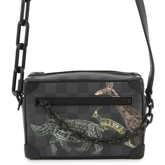 LOUIS VUITTON Mini Soft Trunk Damier Graphite Stamp Noir - Picture 14 of 15